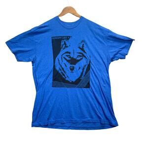 RIO 1982 Tour Style T Shirt Duran Blue San Francisco Hungry Like the Wolf Tee XL